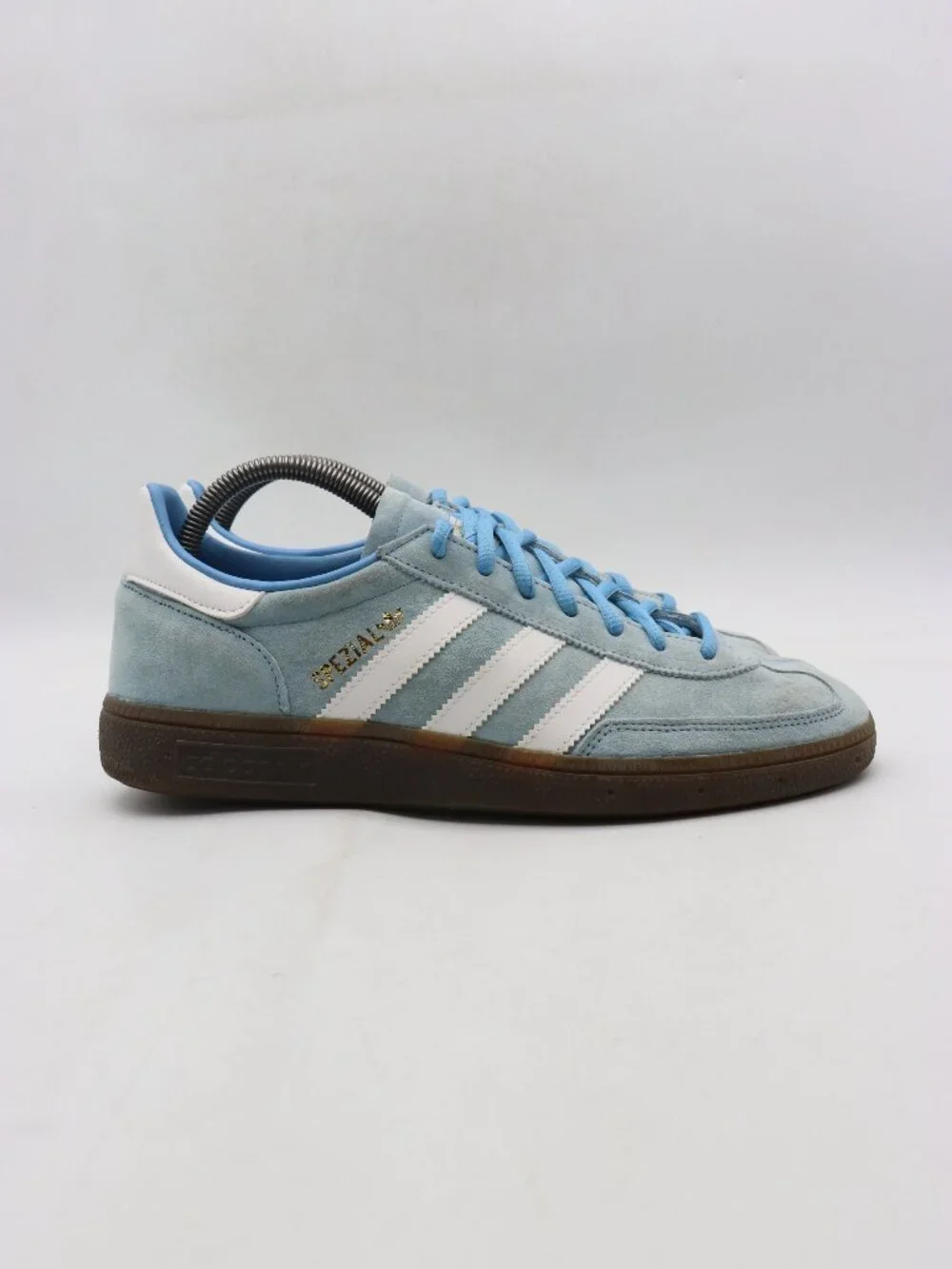 adidas Handball Spezial Men's Size 8.5 Light Blue Sneakers Shoes BD7632